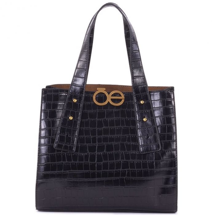 Bolso Satchel Negro Cloe 1Blco21621Neg