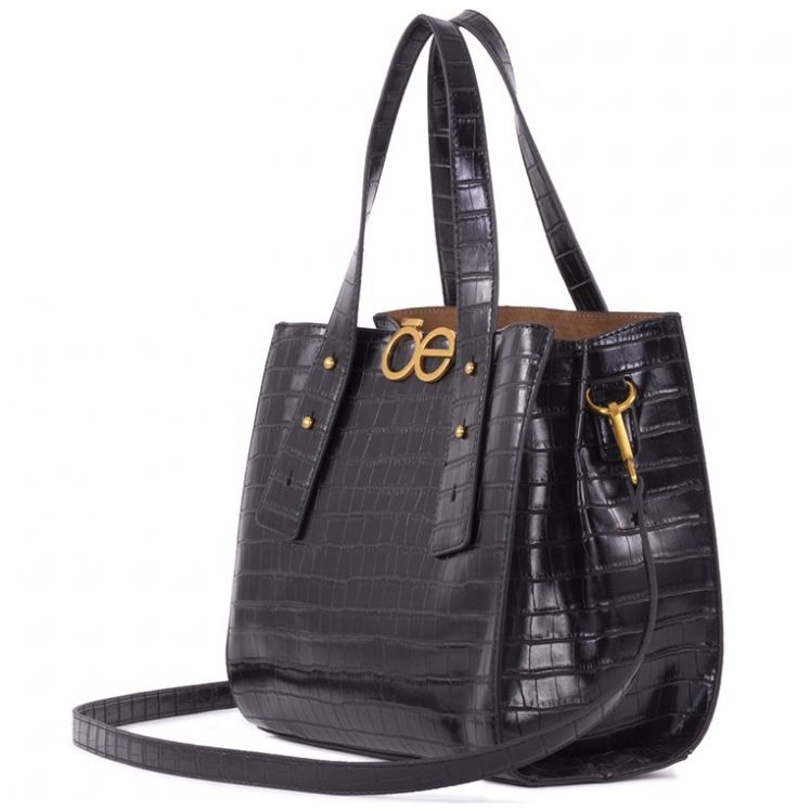 Bolso Satchel Negro Cloe 1Blco21621Neg