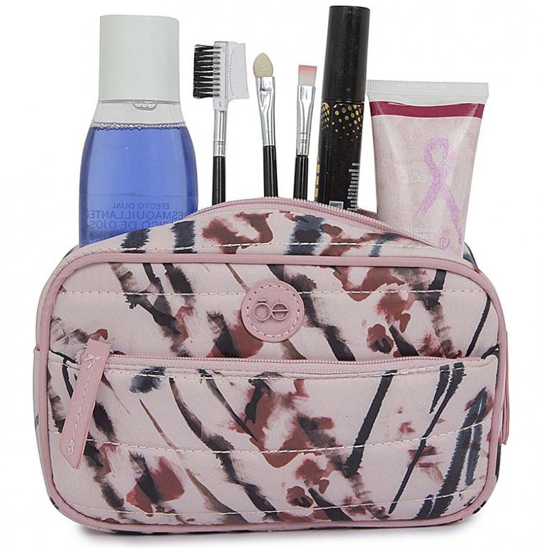 Cosmetiquera Cierre Doble Rosa Cloe 4Csco21745Ros