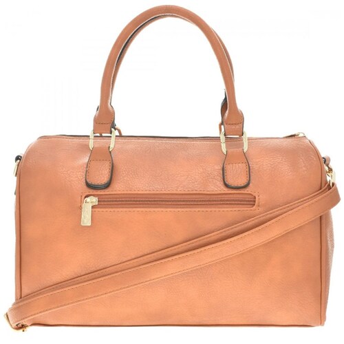 Bolso Bowler Baby Phat Camel con Aplicaciones Y Corte Laser