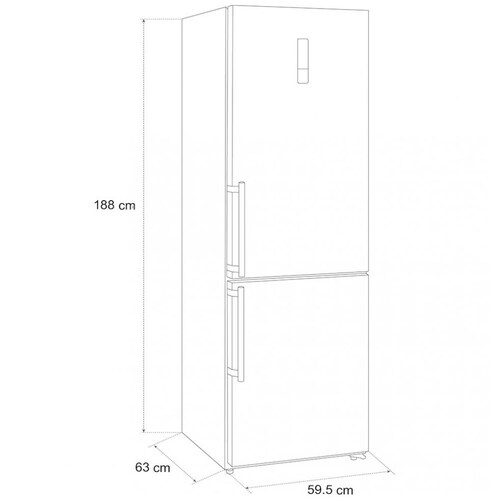 Refrigerador Teka Bottom Mount Nfl 340