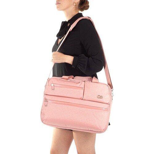 Portafolio Porta Laptop Urket Rosa Cloe