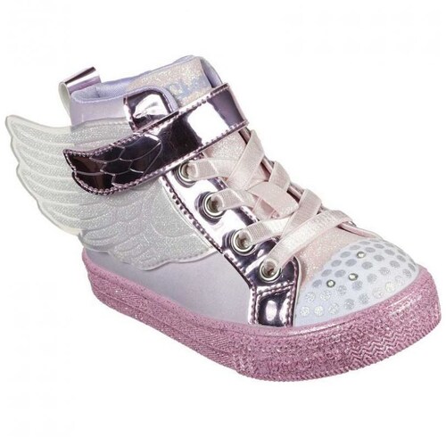 Tenis Bota con Alas 11-16 Rosa Skechers para  Niña