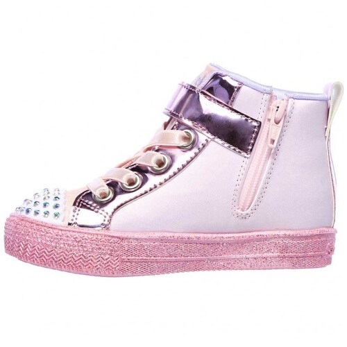 Tenis Bota con Alas 11-16 Rosa Skechers para  Niña