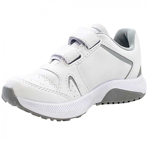 Tenis Escolar con Velcro 17-21 Blanco Wilson para  Niño