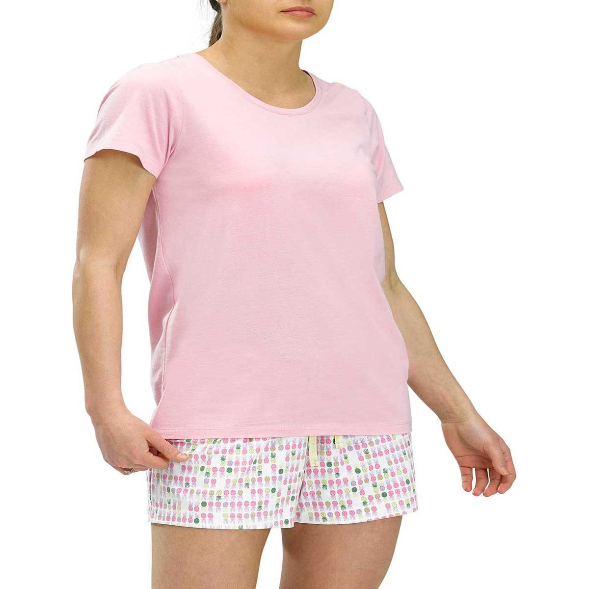 Playera con Manga Corta Y Escote Redondo Hue para Dama