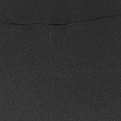 Pantalón Corte Pescador Diseño Liso Negro Basel para Mujer