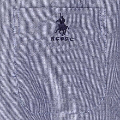 Camisa Manga Corta Básica Lisa Casual Oxford 9052 Rcb Polo Club para Hombre