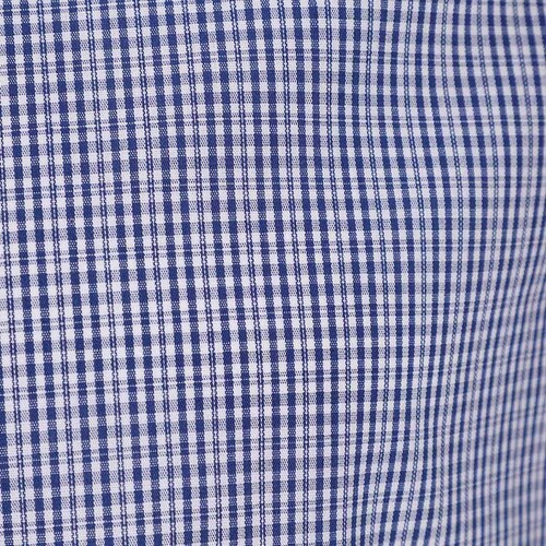 Camisa Vestir a Cuadros Azul Carlo Corinto Ccv05 para Hombre