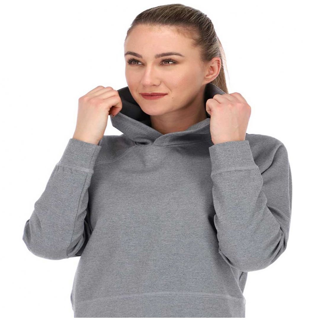 Sudadera lisa corta main image 1