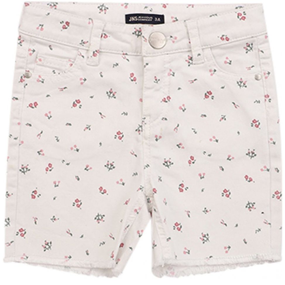 Short Estampado Flores Jeanious Jnkg121-Fe2530 para Niña