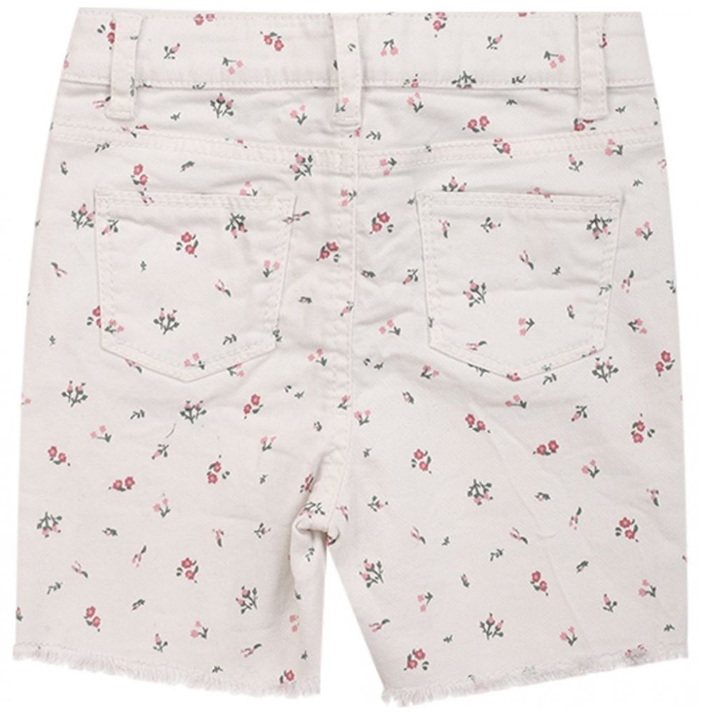 Short Estampado Flores Jeanious Jnkg121-Fe2530 para Niña