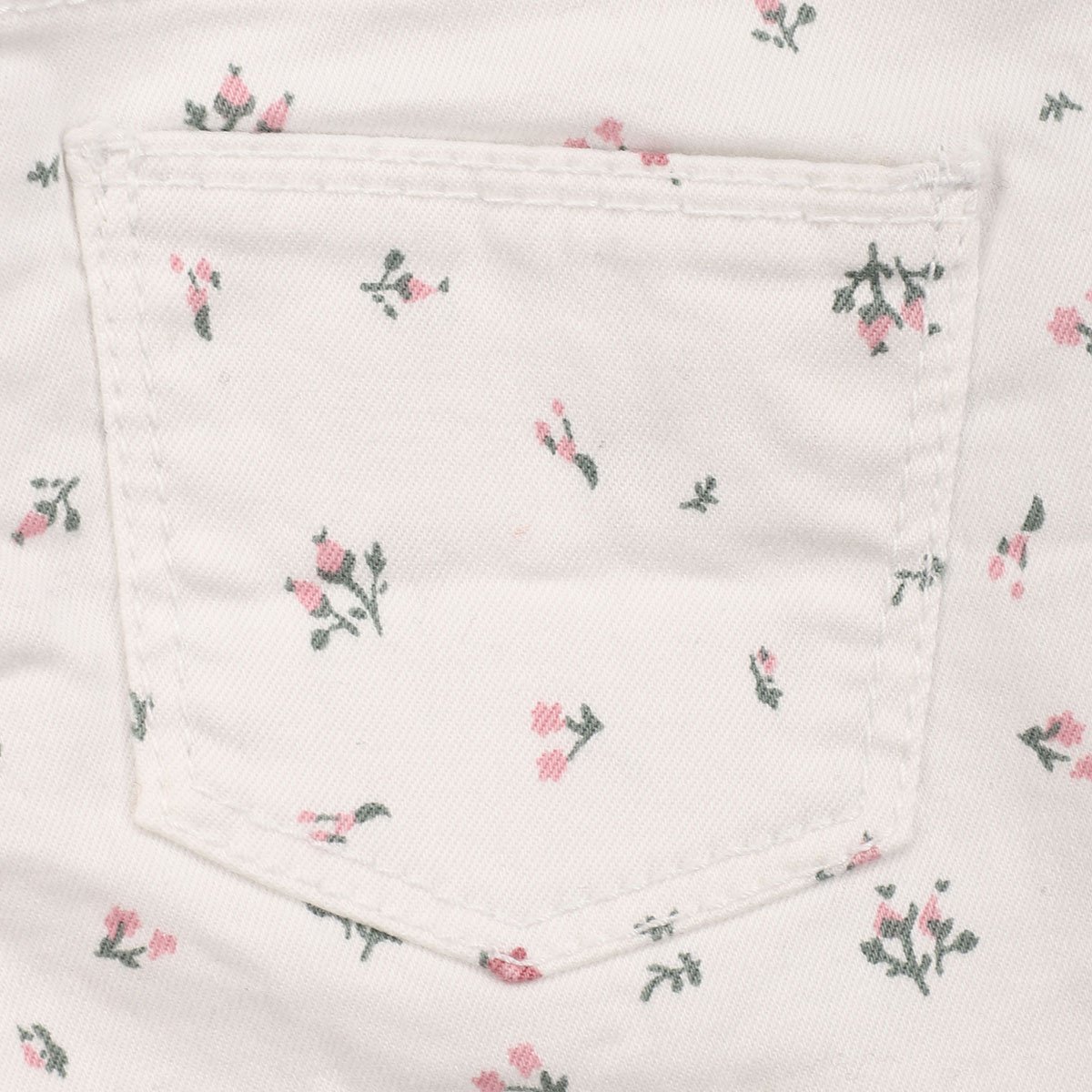 Short Estampado Flores Jeanious Jnkg121-Fe2530 para Niña