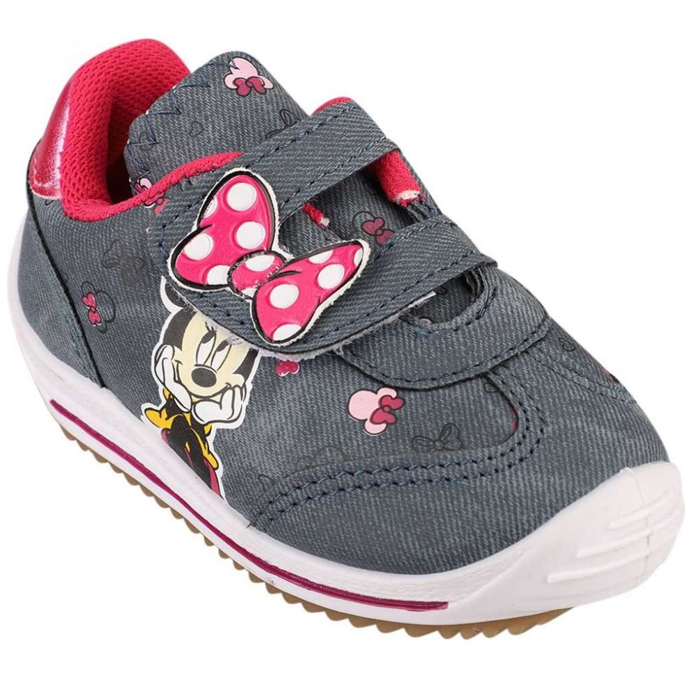 Tenis Jogger Dos Velcros 13-16 Azul Disney para Niña