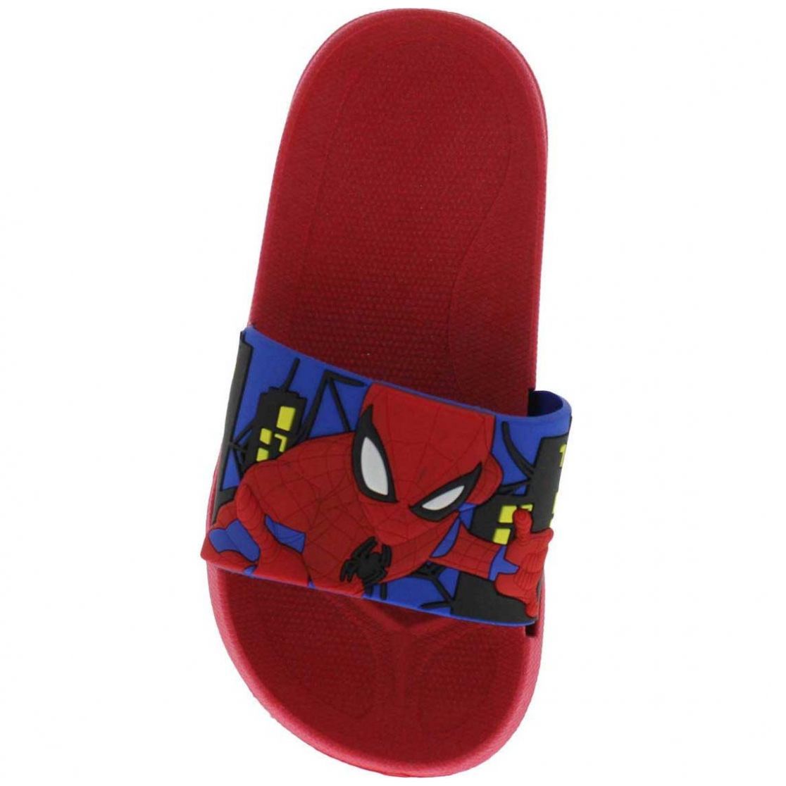 Sandalia Plastisol 16-21 Rojo Azul Spiderman para Niño