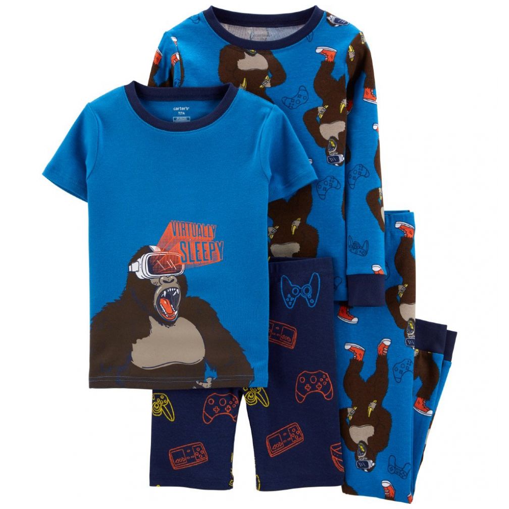 Pijama 4 Piezas Carter´s Modelo 3M045410 para Niño