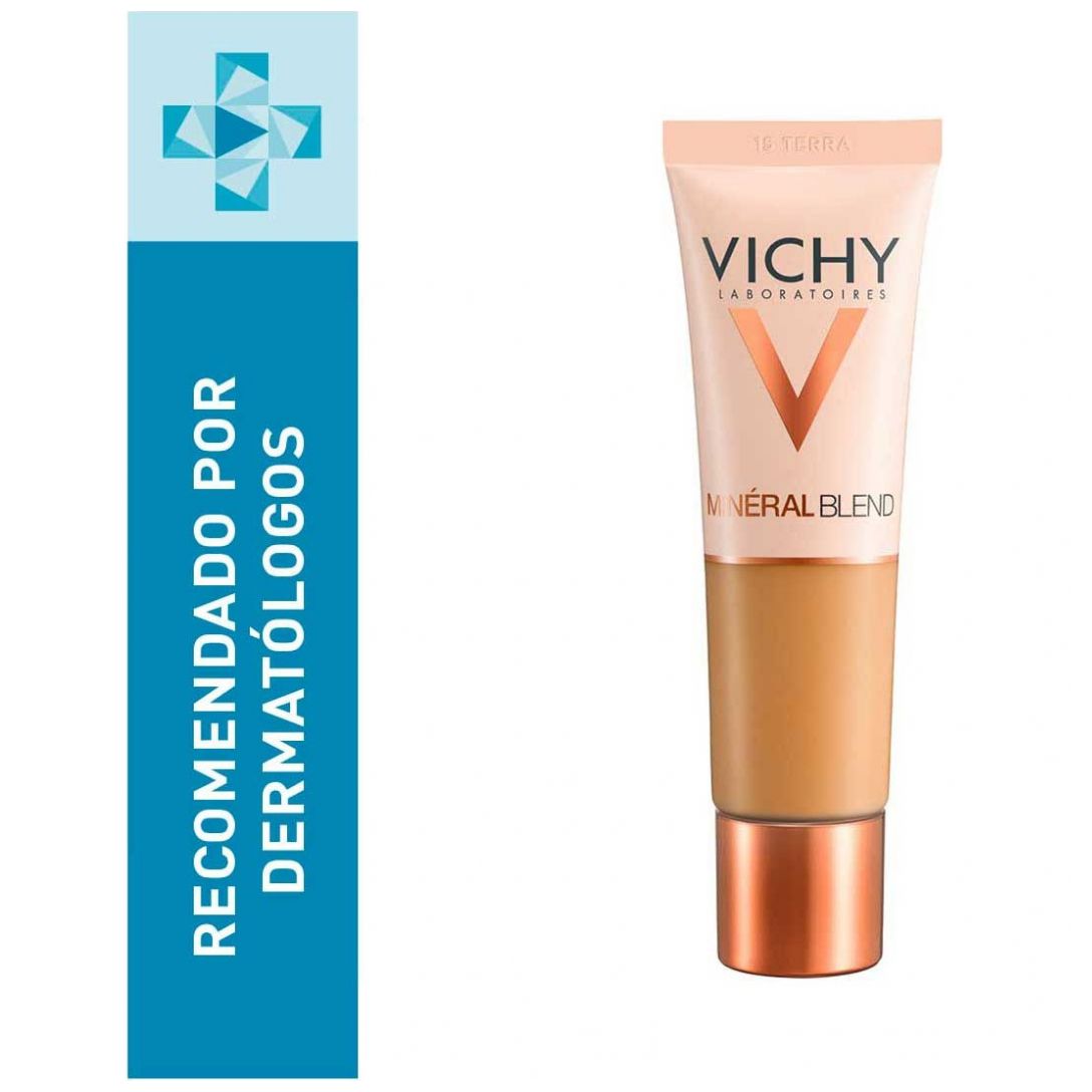 Vichy Mineralblend Base De Maquillaje Fluida Hidratante 15 Terra image number 0