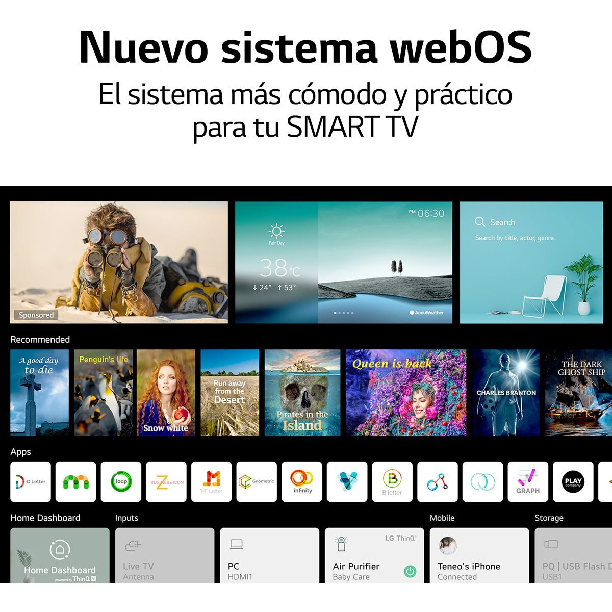 Pantalla Nanocell 75" LG 4K Ai Thinq 75Nano75Spa