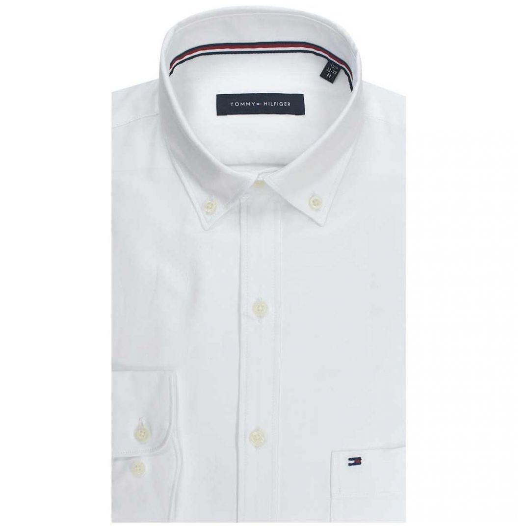 Camisa de Vestir Corte Slim Modelo Ccv01374000N Tommy Hilfiger para Caballero