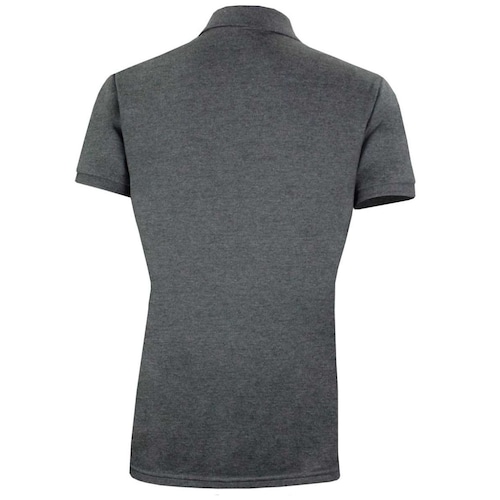 Playera Talla Plus Polo Manga Corta Jaspe Negro Rcb Polo Club Modelo Elo 104Bpngo para Hombre
