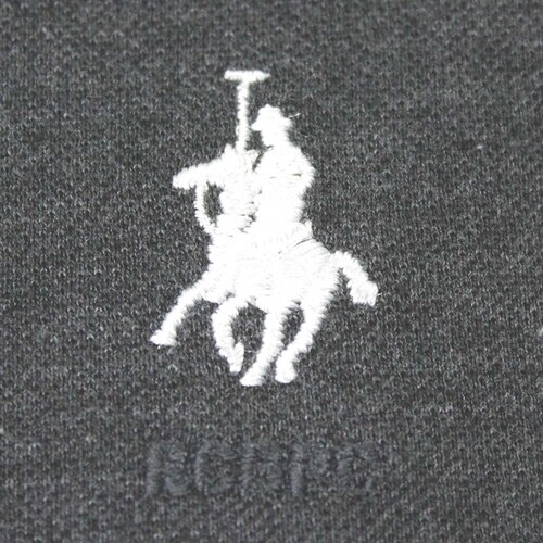 Playera Talla Plus Polo Manga Corta Jaspe Negro Rcb Polo Club Modelo Elo 104Bpngo para Hombre