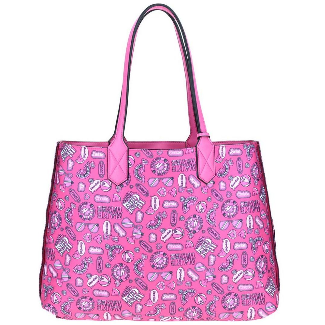 Tote Reversible Follow The Sun Rosa Barbie X Gorett Gs21056-P