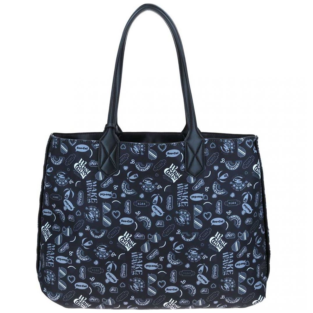 Tote Reversible Follow The Sun Negro Barbie X Gorett Gs21056-3
