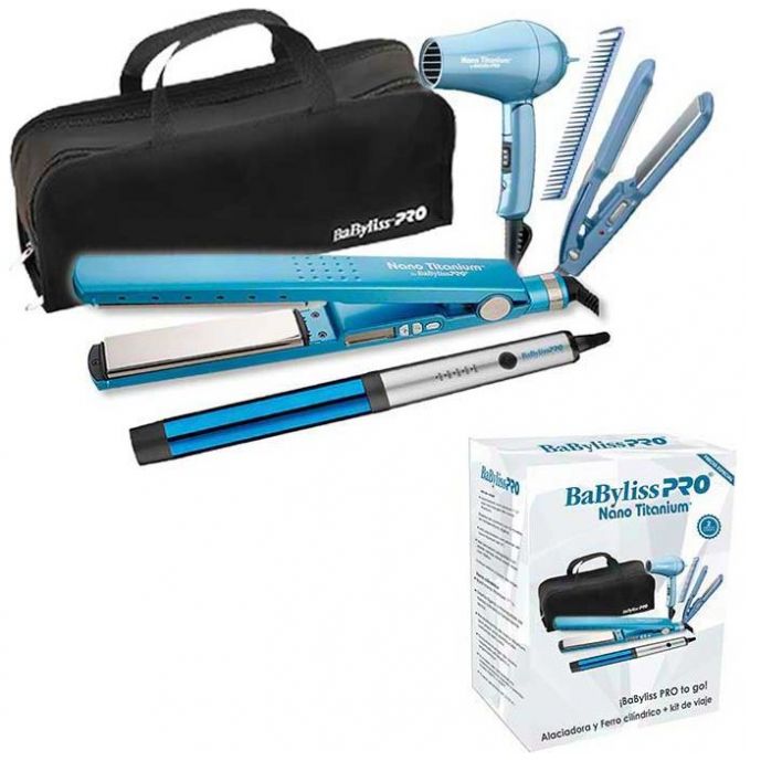 Plancha Babyliss Babyliss Pro Nano Titanium Combo Pack Combo