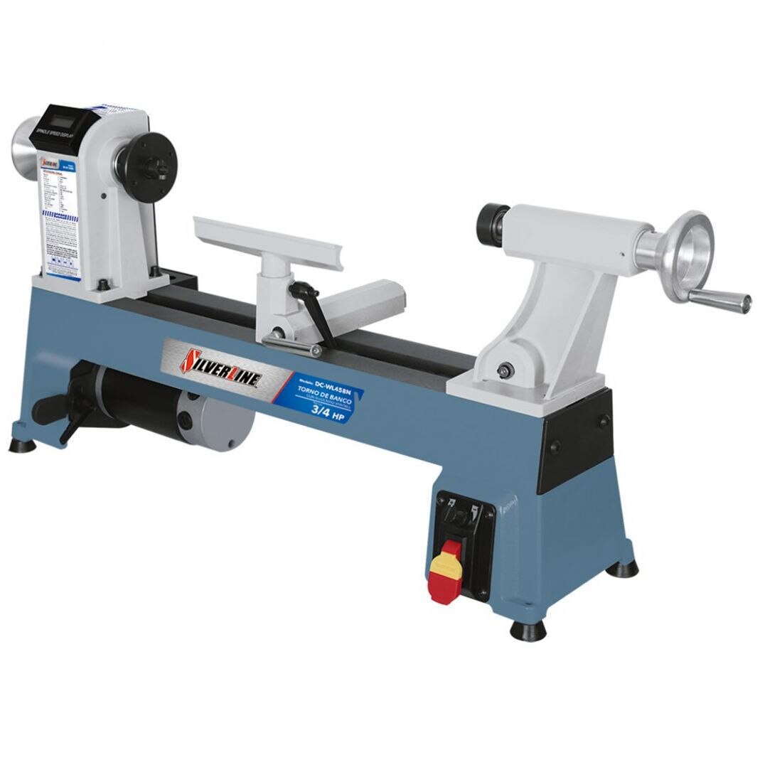 Torno de Banco para Madera de Velocidad Variable Dc-Wl458N Silverline