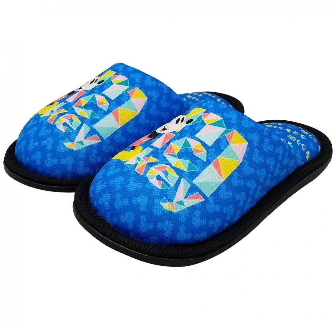 Pantufla Salto de Cama Azul Mickey para Niño