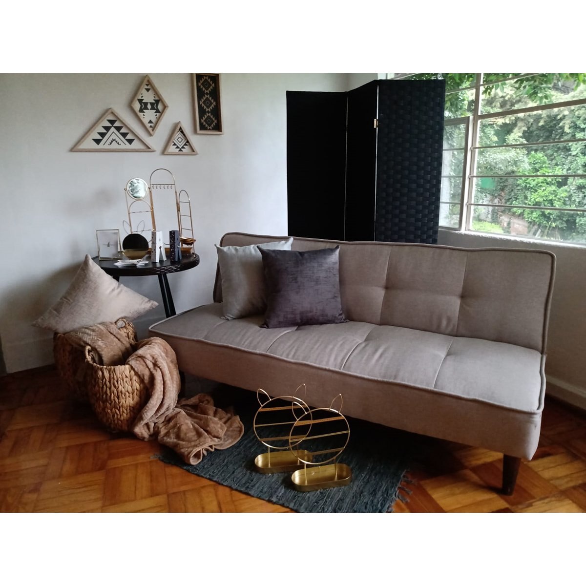 Home Nature Sofá Cama Madison Silver