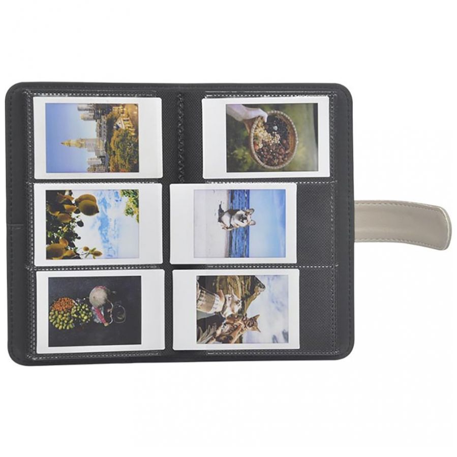 Paquete Instax Mini 11 Negra+ Albúm + Mochila + Single Pack Película
