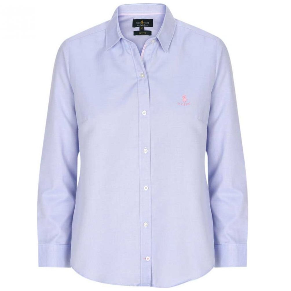 Camisa Básica Camisera Oxford Azul Manga Larga Royal Polo Club