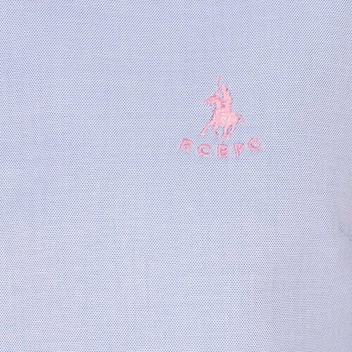 Camisa Básica Camisera Oxford Azul Manga Larga Royal Polo Club