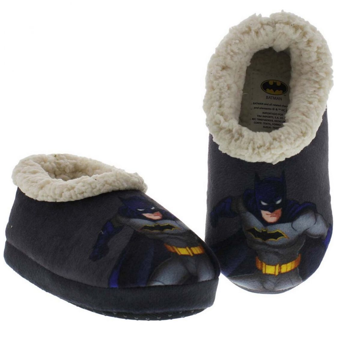 Pantufla Cerrada 15-21 Negro Batman para Niño