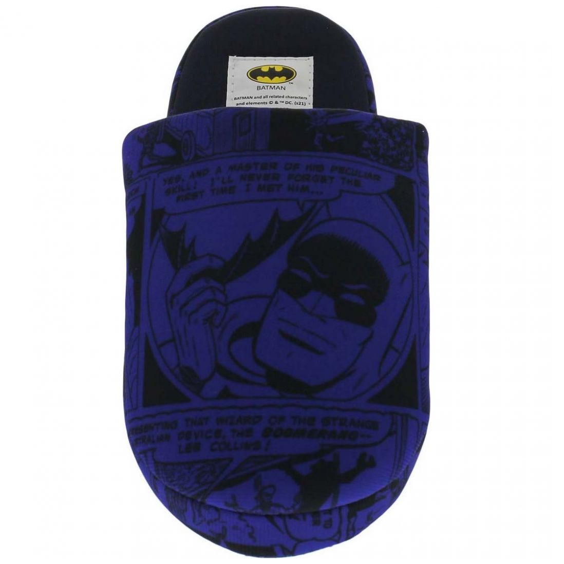 Pantufla Salto de Cama 22-26 Azul Batman para Niño