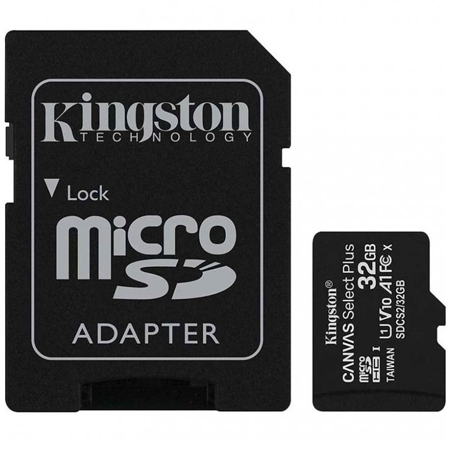 Kit de Adaptador y Micro Sd C10 Plus 32Gb Kingston