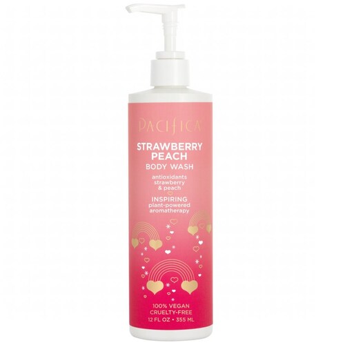 Jabón  Pacifica Strawberry Peach Body Wash