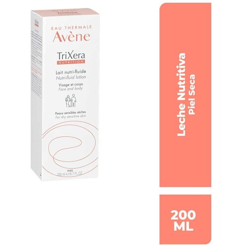 Trixera Nutrition Leche Nutri-Fluida, Piel Seca y Sensible, 200Ml