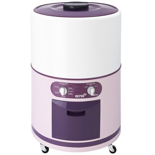 Lavadora Acros Redonda 22Kg Alfc2253Er Rosa