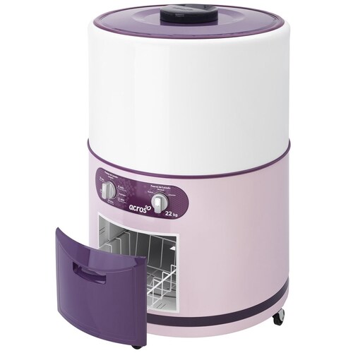 Lavadora Acros Redonda 22Kg Alfc2253Er Rosa