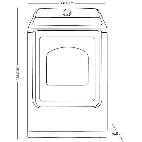 Secadora Samsung a Gas 24 Kg Dvg24A5370Wax Blanca