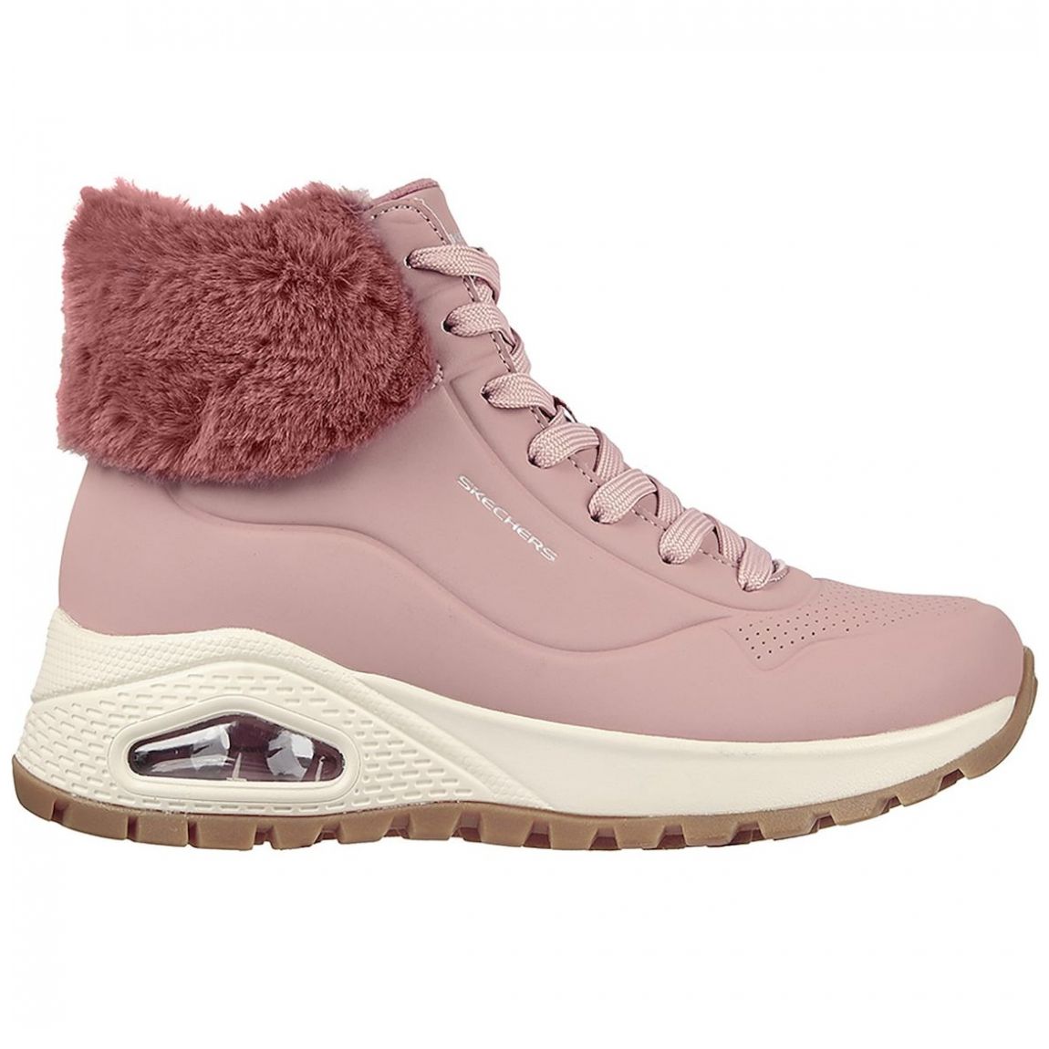 Tenis Bota Rosa Skechers