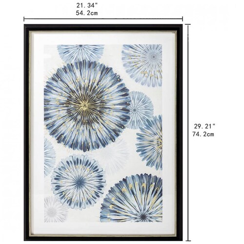 Cuadro Cirulos Azul 50X70Cm Sears México