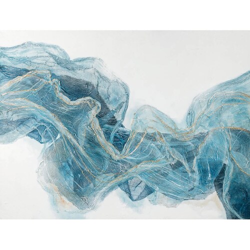Cuadro de Arte en Oleo Abst Azul 90X120Cm Sears México