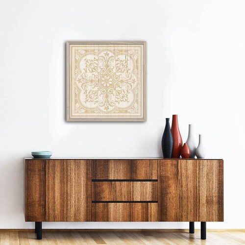 Cuadro Mándala Oscuro 60X60Cm Sears México