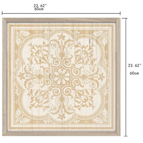 Cuadro Mándala Oscuro 60X60Cm Sears México
