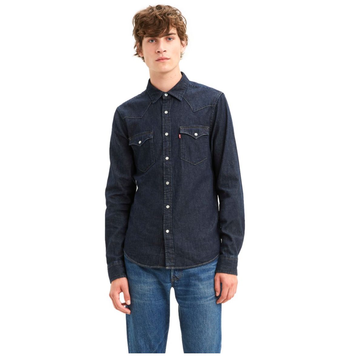 Camisas de mezclilla para hombre online levis