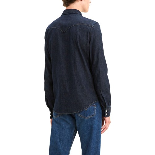 Camisa Azul Petroleo Levi's para Hombre