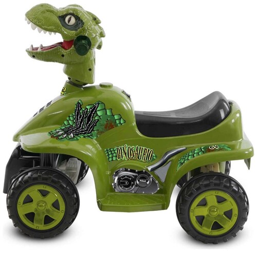 Moto Eléctrica Mini Quad Dinosaurio Prinsel